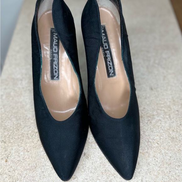 Vintage Maud Frizon Paris Black Heels-Made in Italy - Picture 14 of 16
